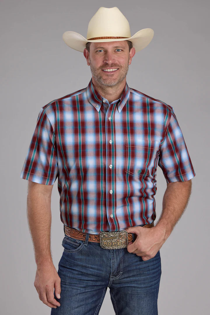 Roper Mens Amarillo Collection SS Shirt
