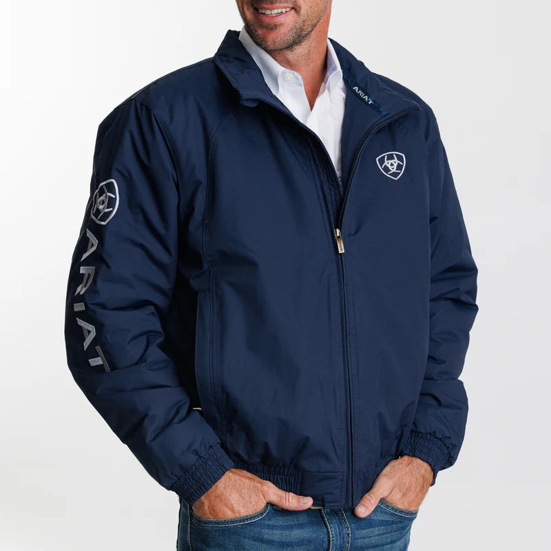 Mens Ariat Team Jacket - Navy