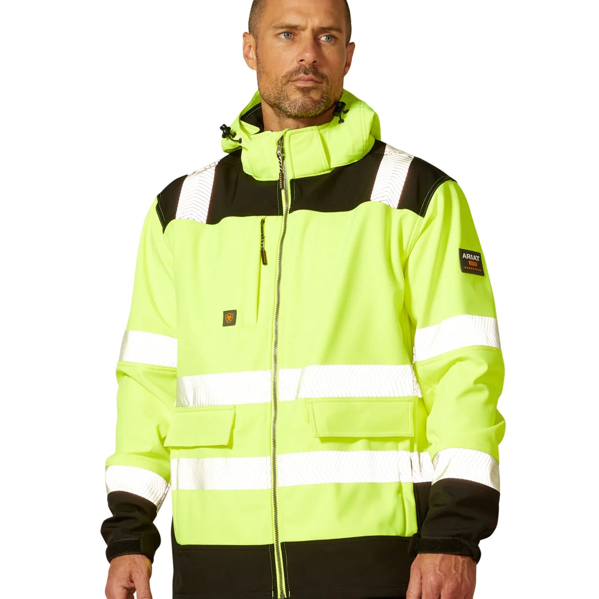 Ariat Mens Rebar Hi-Vis Softshell Jacket