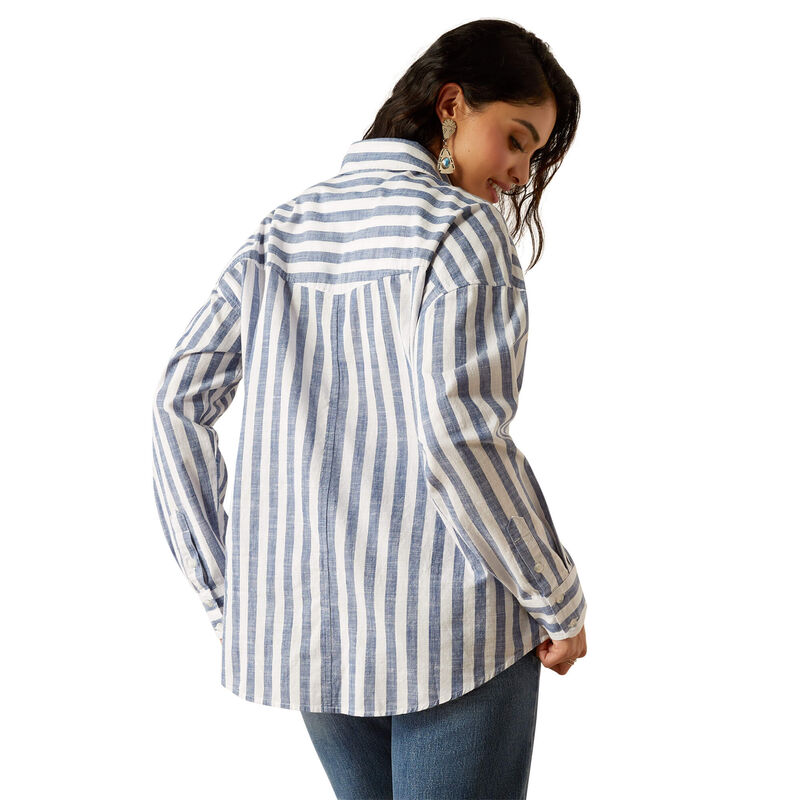 Ariat Womens Baggy Button Up LS Shirt