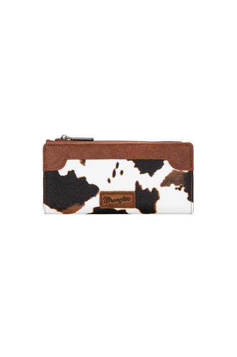 Wrangler Cow Print Slim Wallet