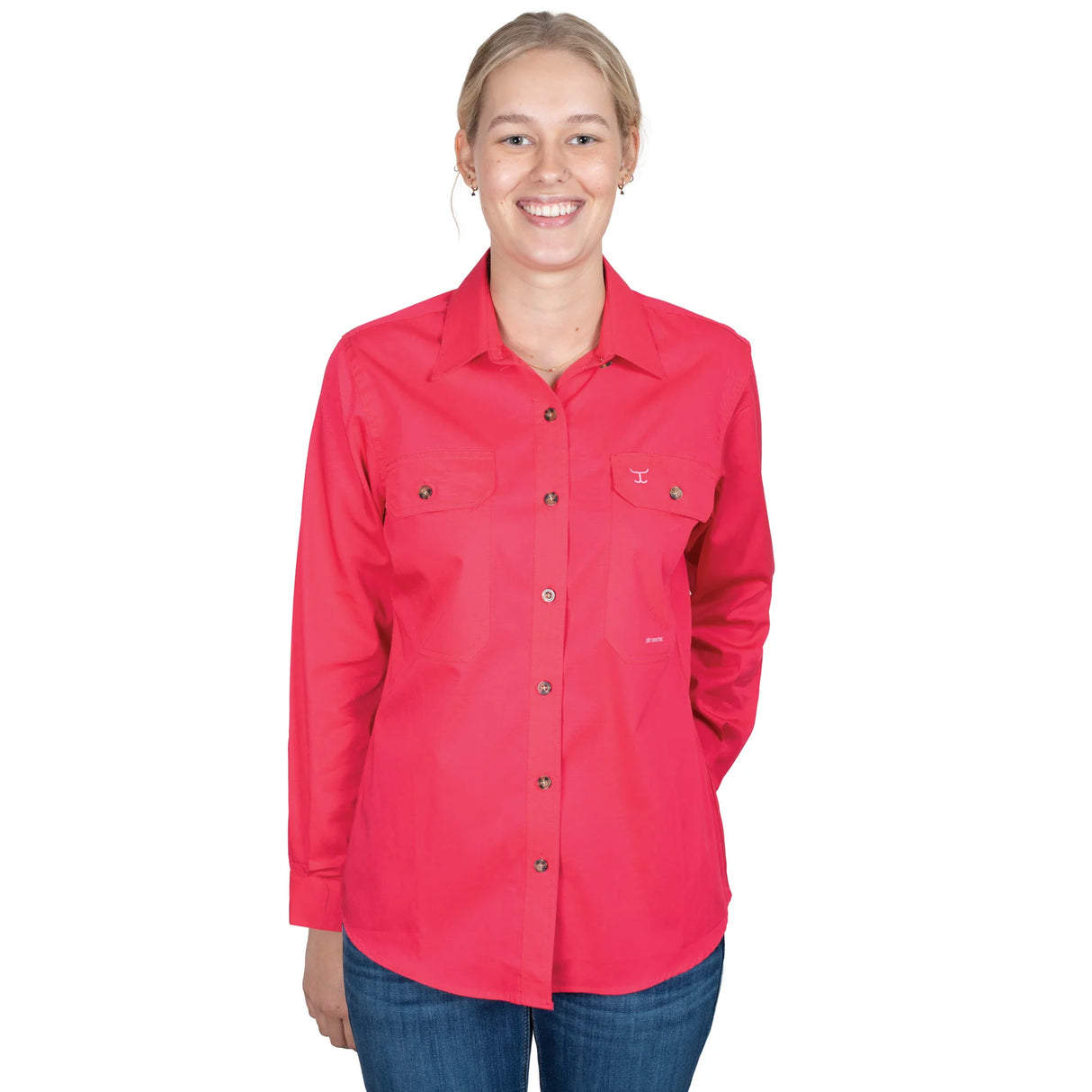 Womens Brooke Workshirt LS FB