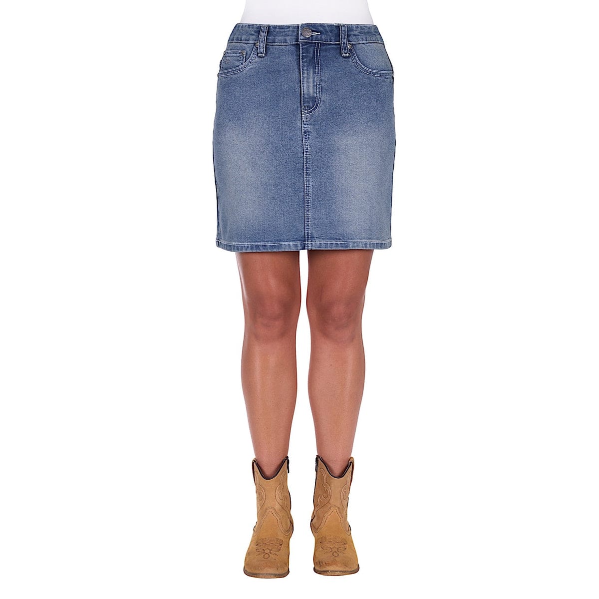 Pure Western Womens Bailey Denim Skirt