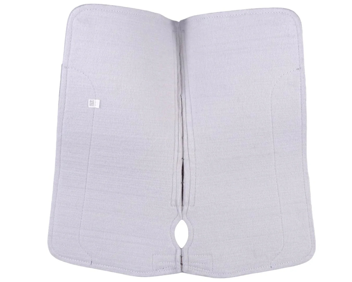 White Felt Wither Relief Saddle Pad