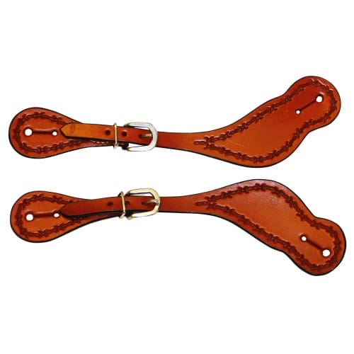 Fort Worth Barbed Wire Spur Straps Mens