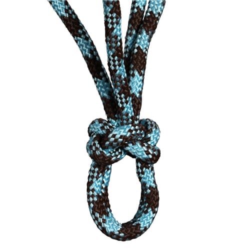 Rope Halter Choc/Turq