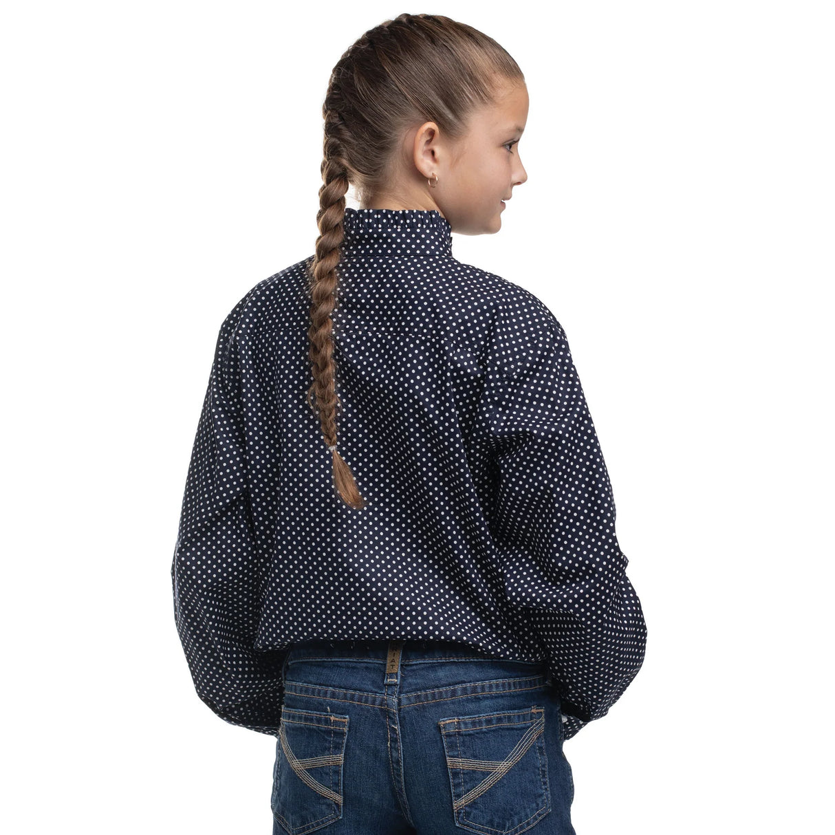 Just Country Grace Frill FB Navy & White Mini Spots