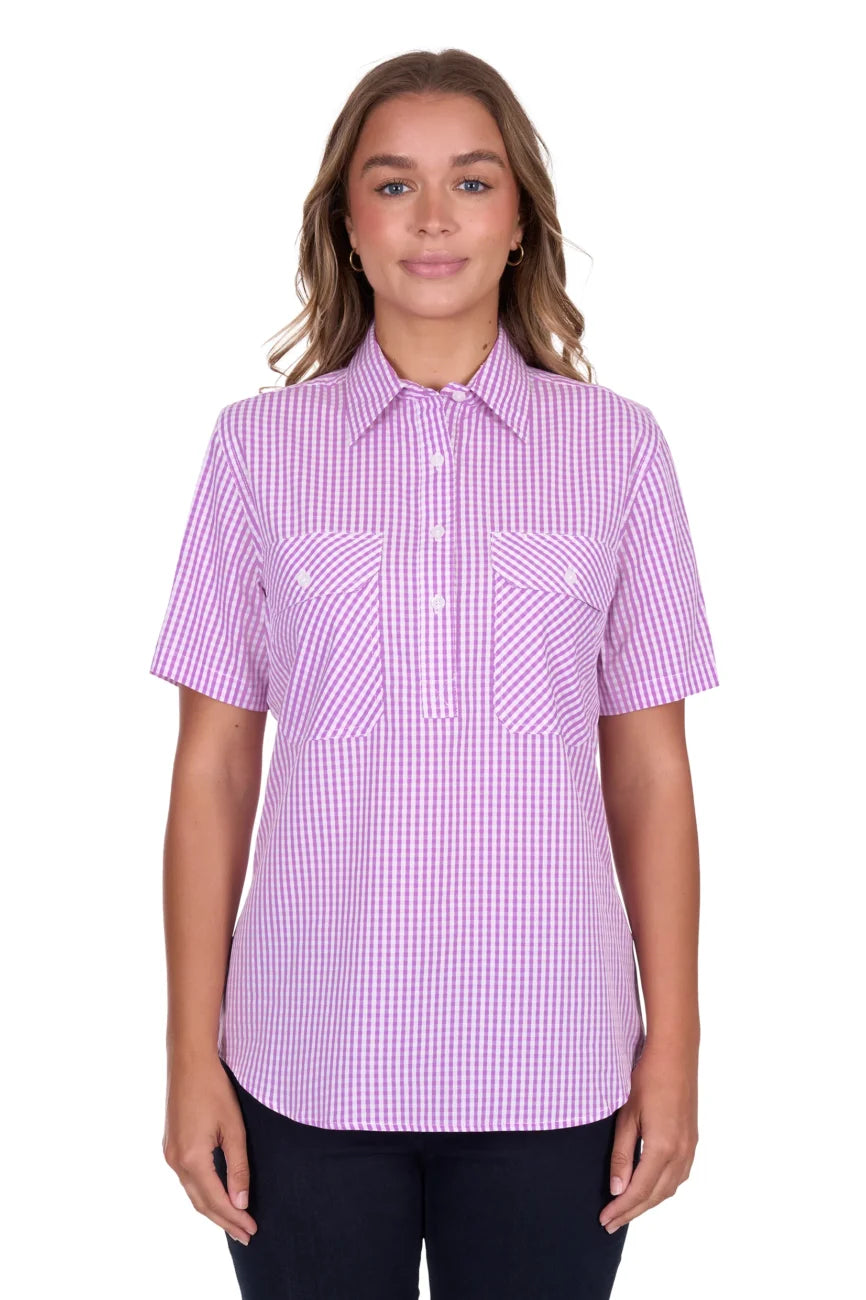 Hard Slog Womens Grace 1/2 PLKT SS Shirt
