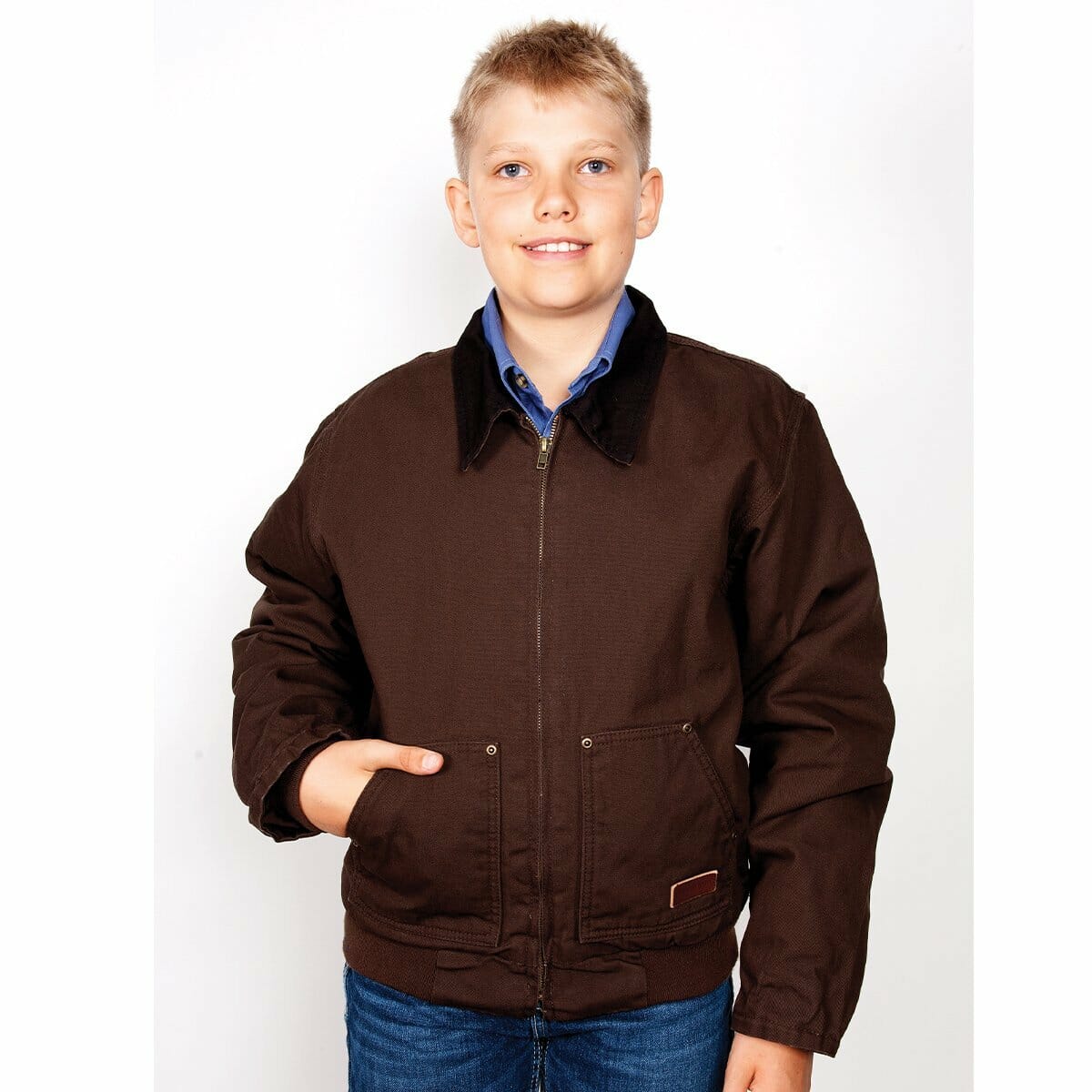 Junior Diamantina Jacket - Chocolate
