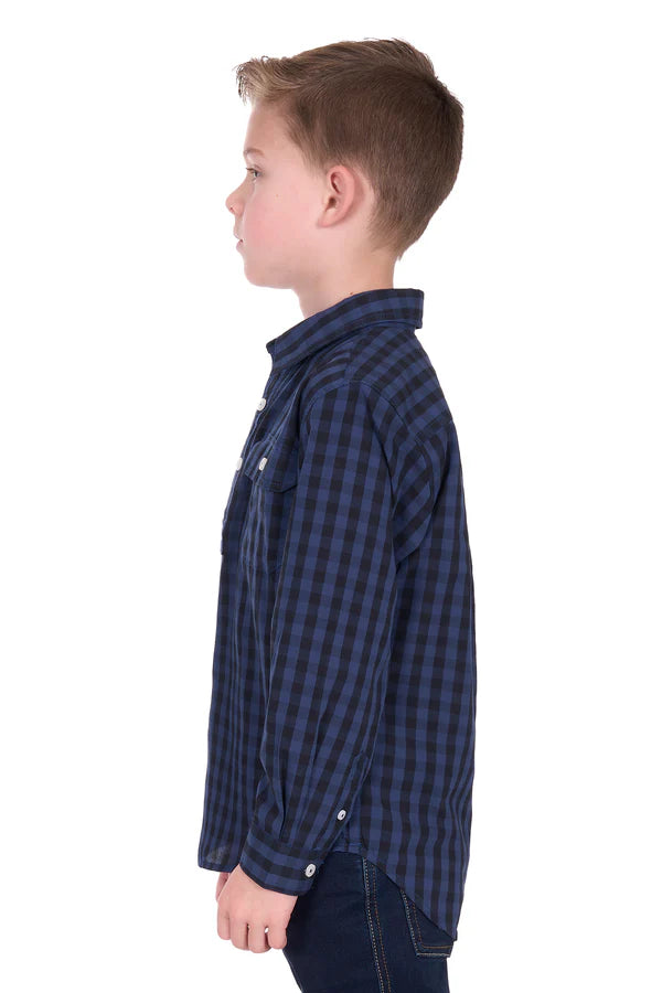 Hard Slog Nash Kids 1/2 PLKT LS Shirt
