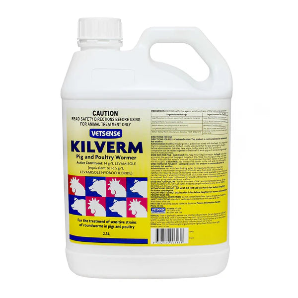Kilverm Pig & Poultry Wormer 2.5L