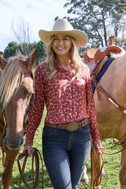 Pure Western Womens Tahnee LS Shirt