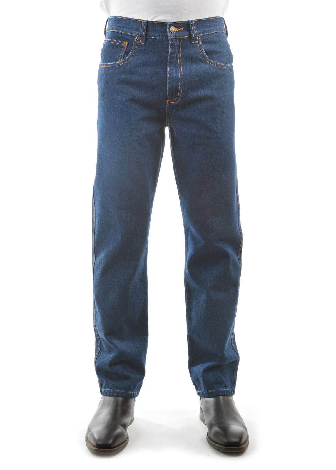 Mens Stretch Denim Jean - 32L Light Wash