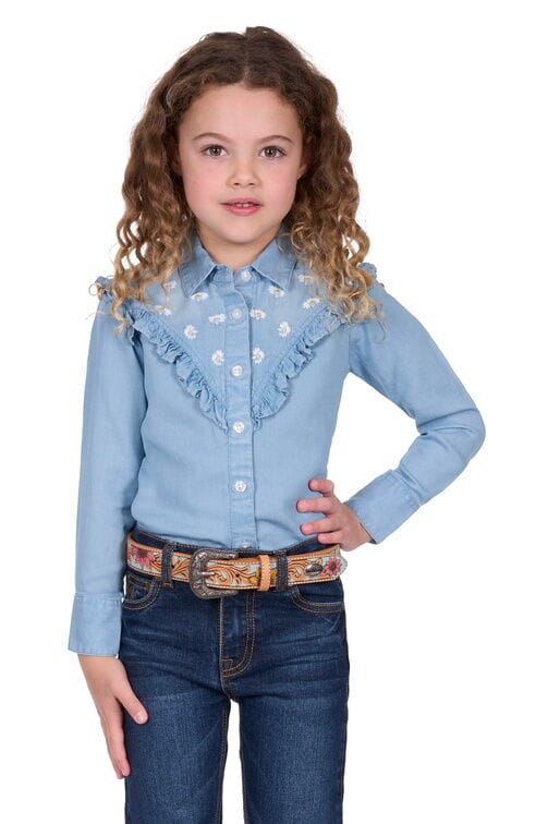 Pure Western Girls Pheobe LS Shirt