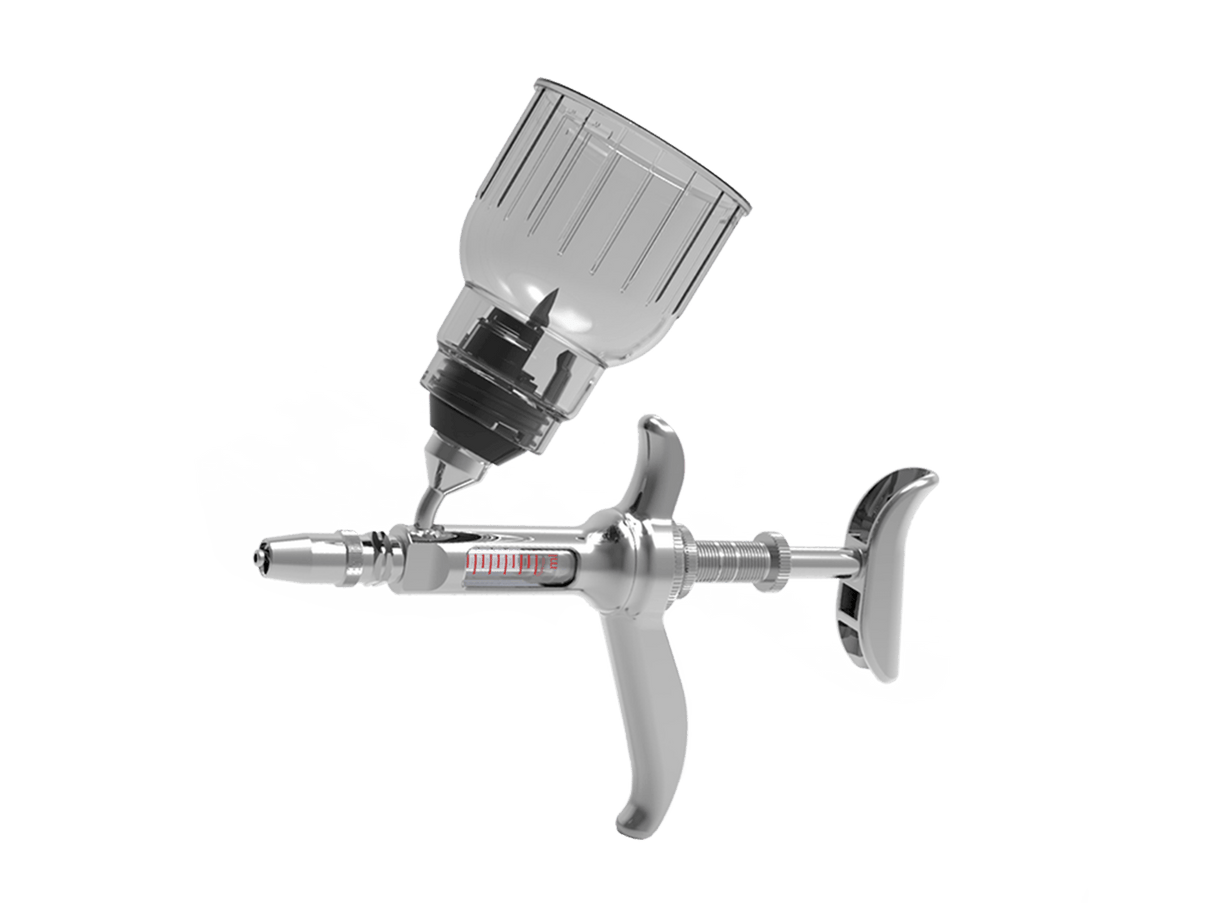 NJP 5ml Metal Bottle Mount Injector