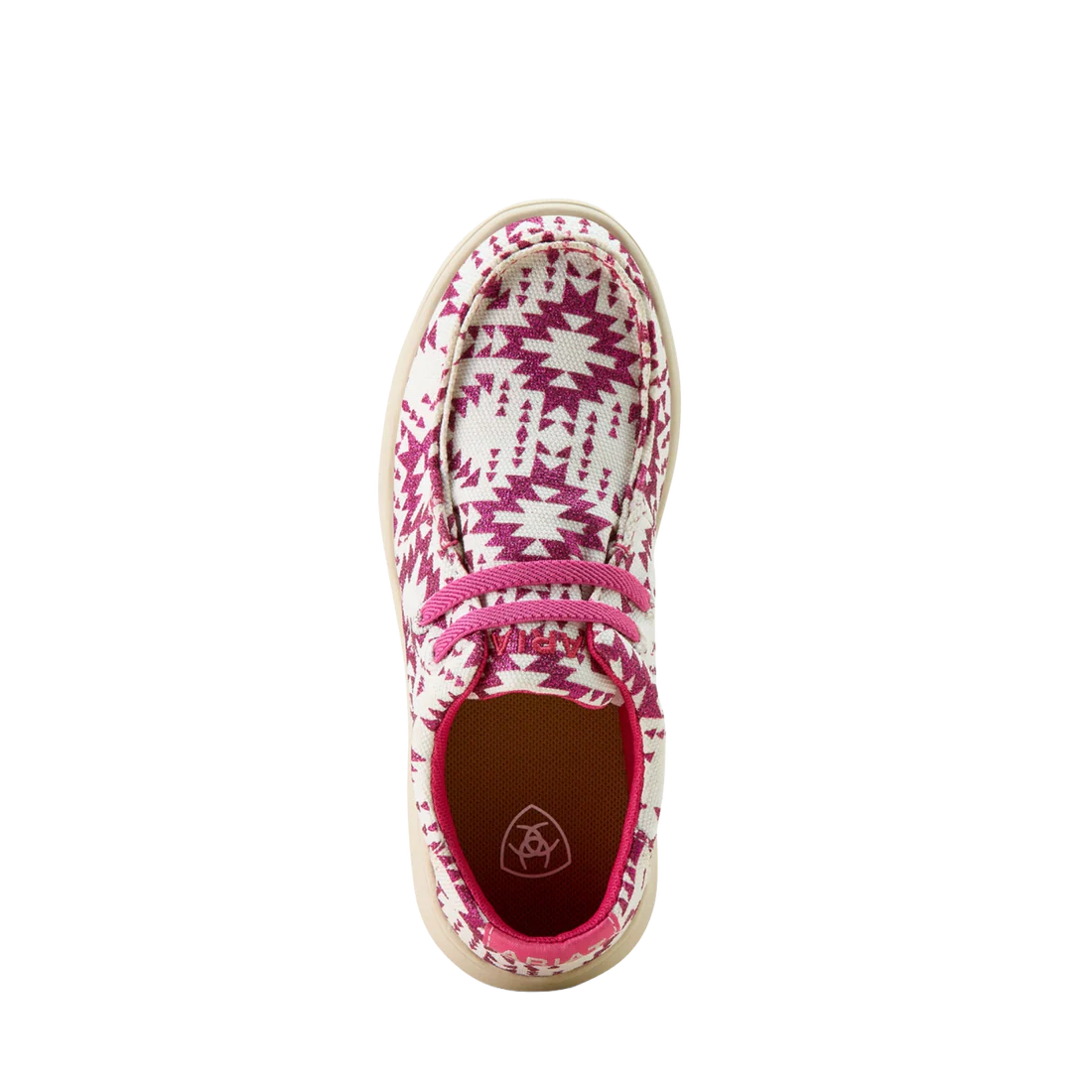 Ariat Youth Hilo - Bright Rose Southwestern Glitter