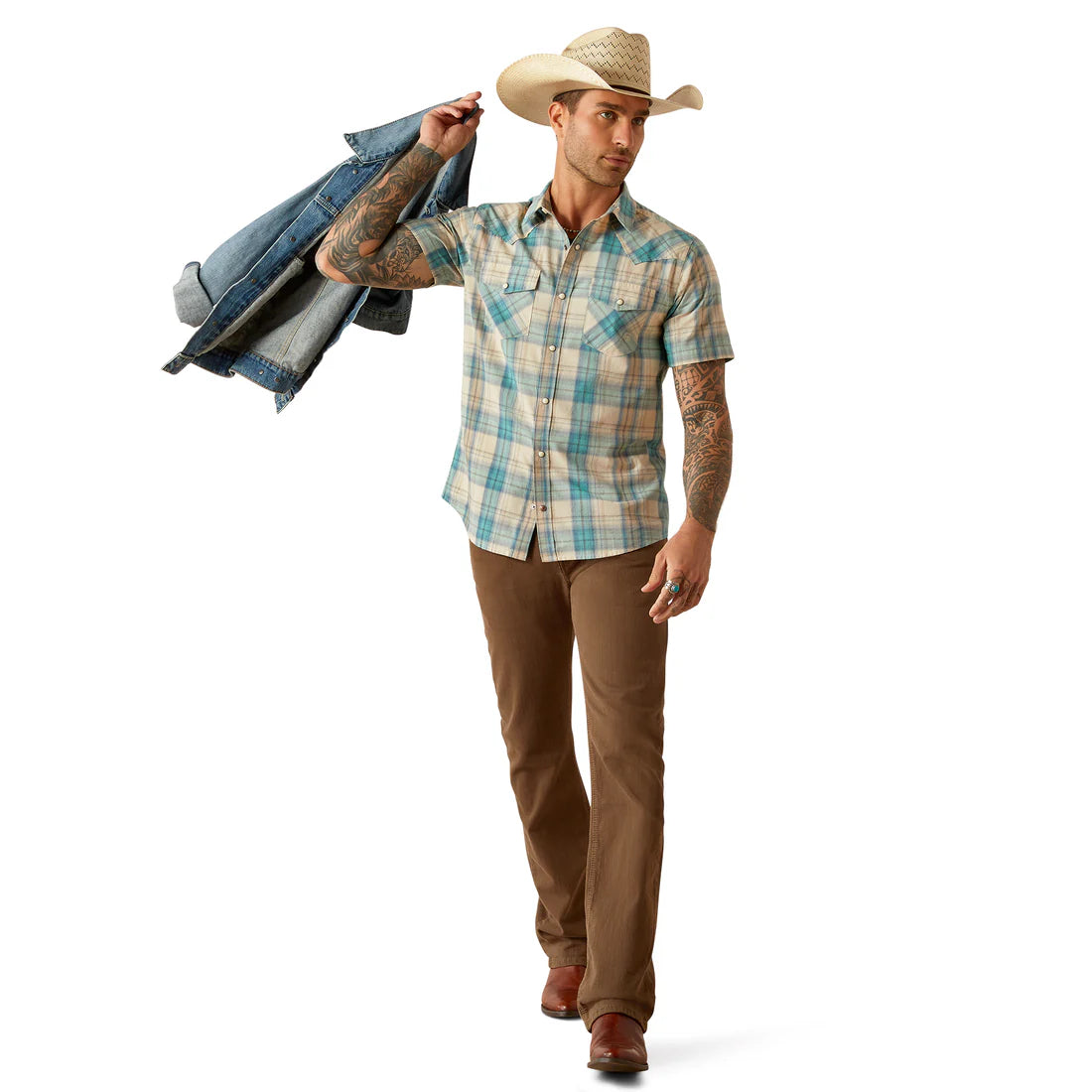 Ariat Mens Howland Retro Fit SS Shirt