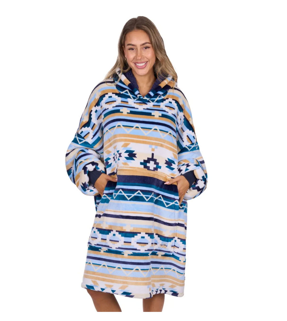 Pure Western Adult Aztec Snuggle Hoodie
