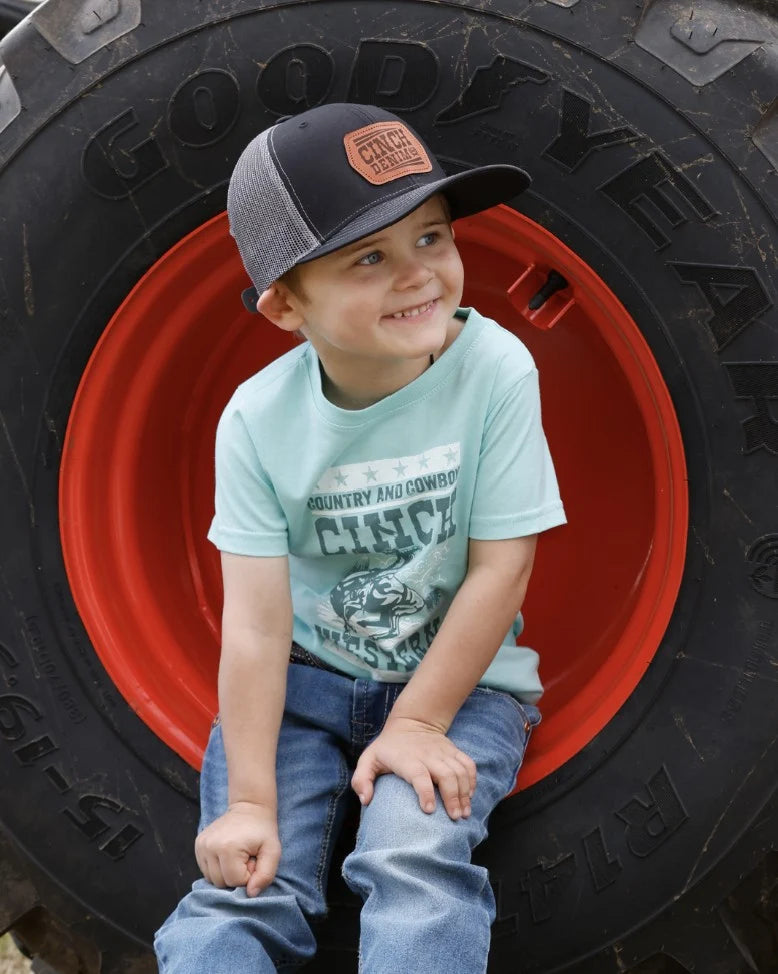 Cinch Toddler T-Shirt - Turquoise
