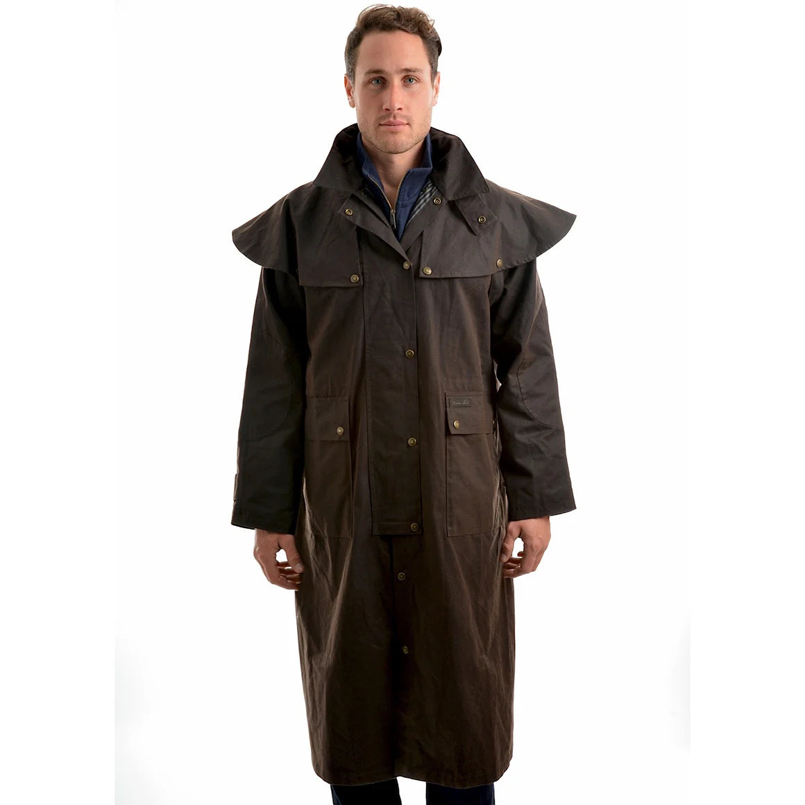 Hi Country Oilskin Long Coat