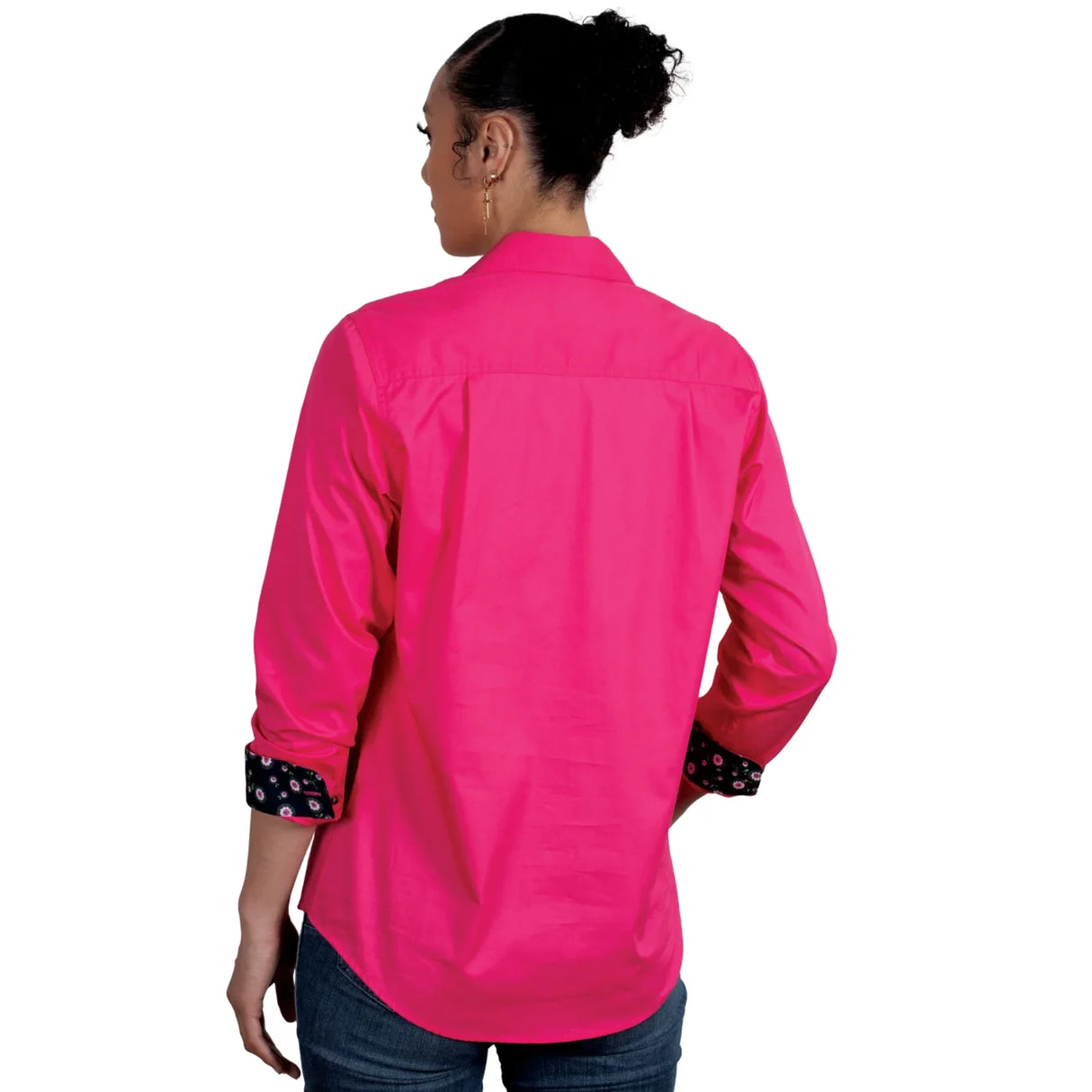 JC Womens Jahna Trim HB Solid Work Shirt
