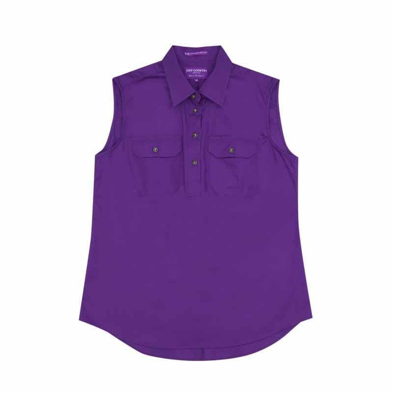 Womens Kerry Workshirt S less Purple 2