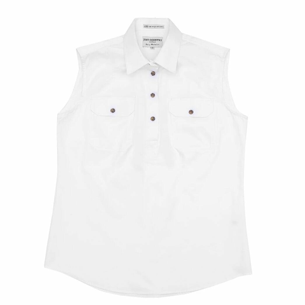 Womens Kerry Workshirt S less White 2