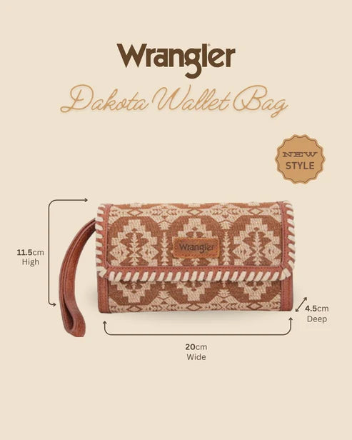 Wrangler Dakota Whipstitch Wallet Bag