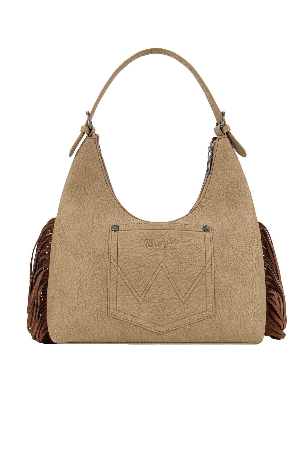 Wrangler Tooled Fringe Shoulder Bag