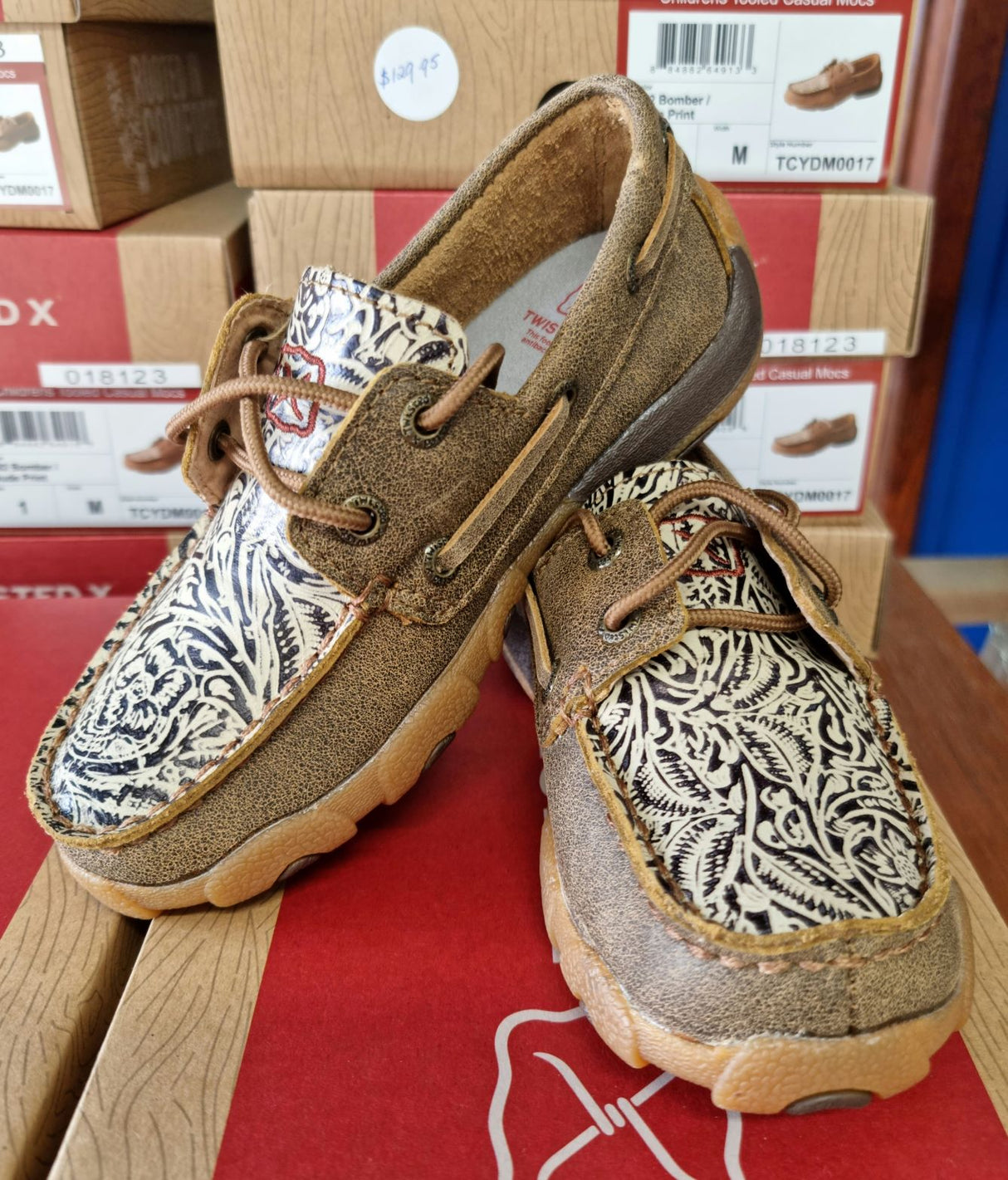 Childrens Tooled Casual Mocs