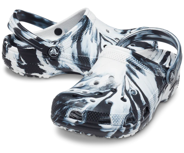 CROCS Classic Marbled White/Black