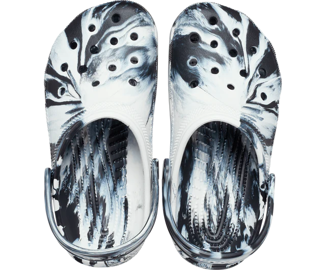 CROCS Classic Marbled White/Black