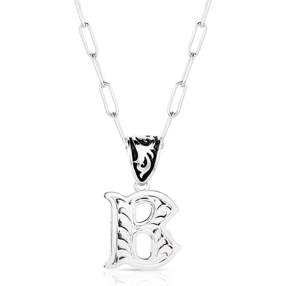 Montana Necklace - Initial B