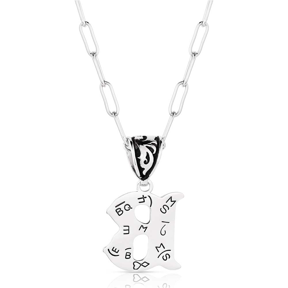 Montana Necklace - Initial B