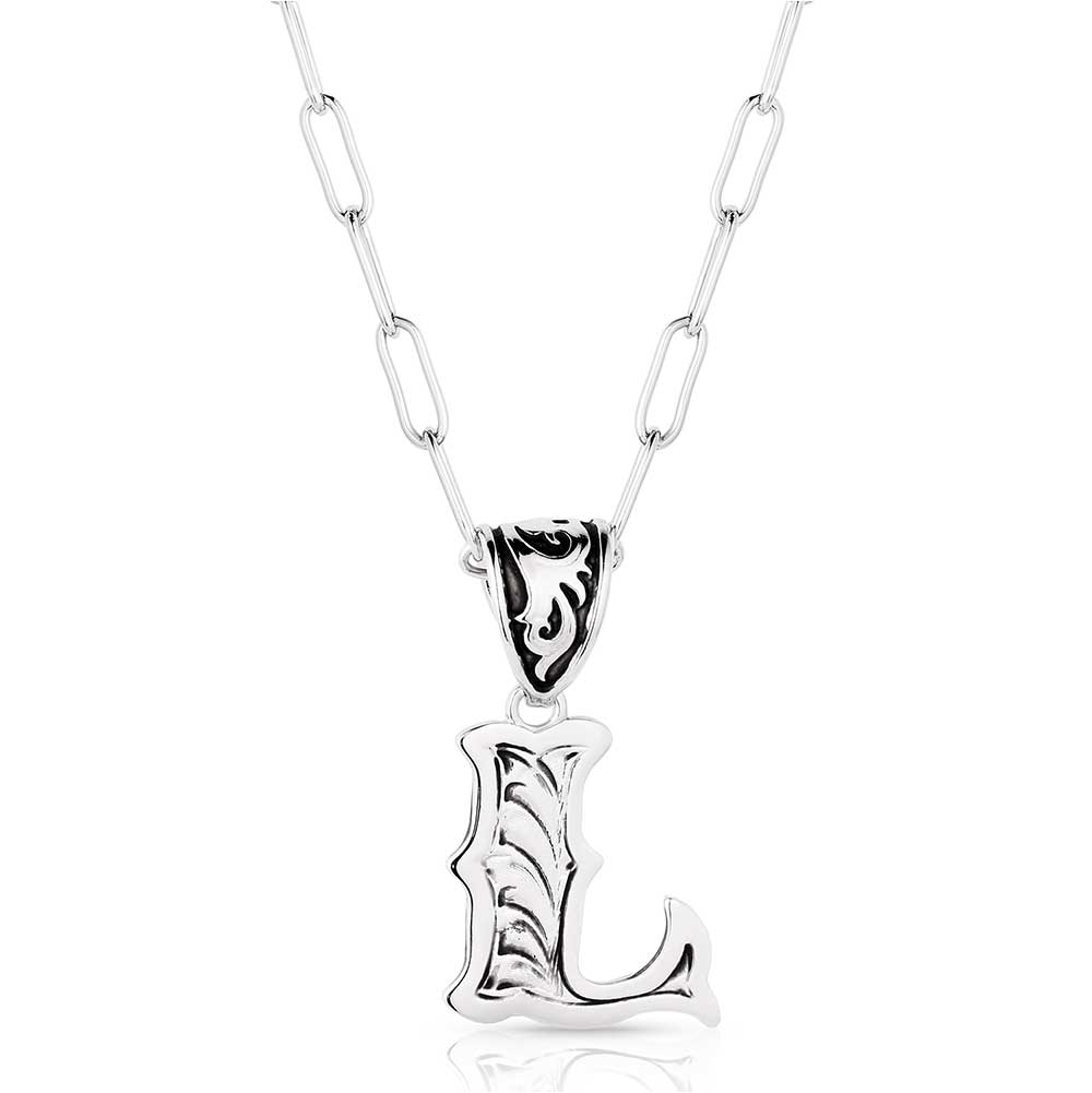 Montana Necklace - Initial L
