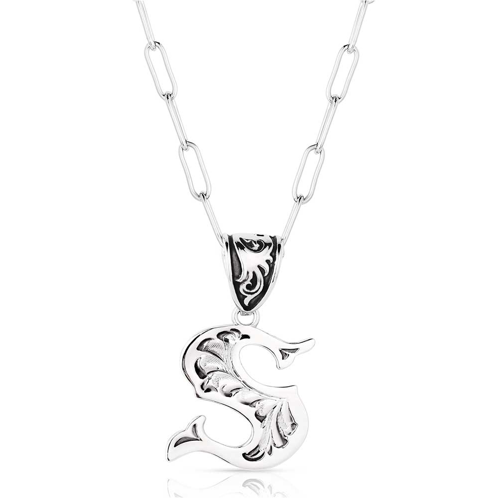 Montana Necklace - Initial S