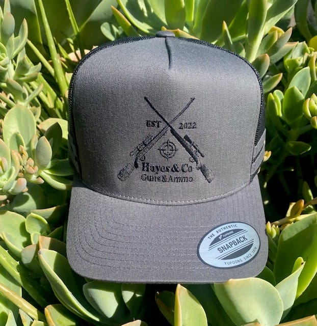 Flexfit Striped Hayes and Co Trucker - Fire Arms Logo
