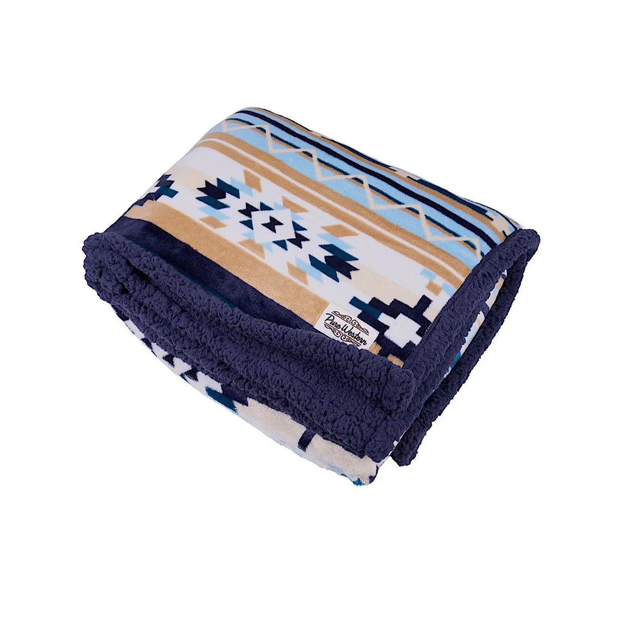 Pure Western Aztec Print Snuggle Rug