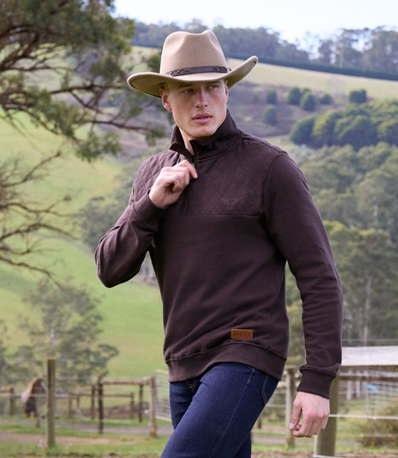 Pure Western Mens Troy 1/4 ZIP Pullover