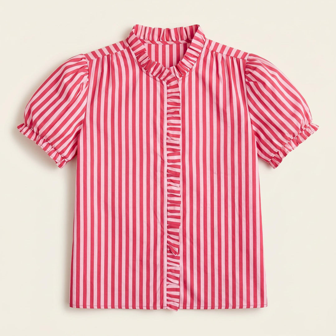 Laura - Pink & Red Stripe