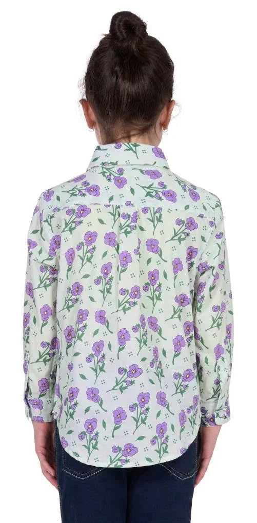 Hard Slog Kids Lynn 1/2 PLKT LS Shirt