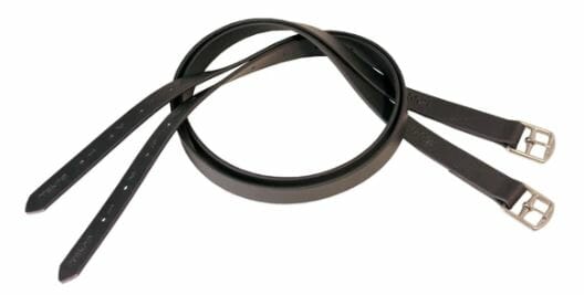 Childs Stirrup Straps Black 95cm