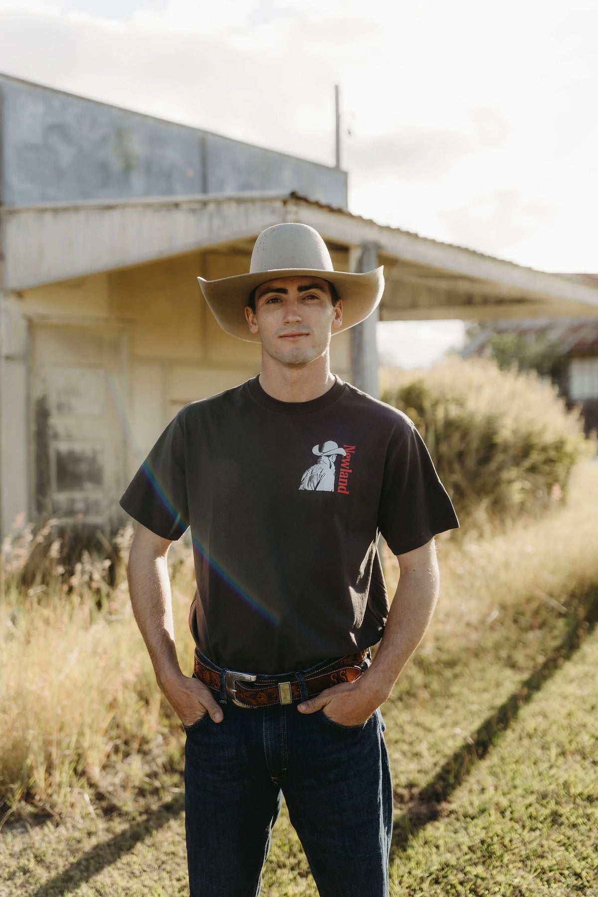 Newland Rural Outfitters - Lone Cowboy Tee