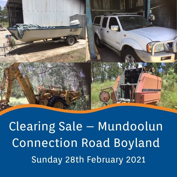 Clearing Sale - Mundoolun Connection Road Boyland