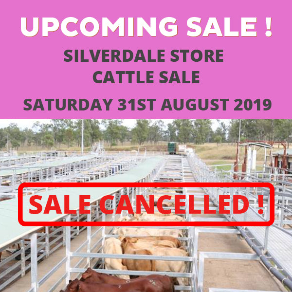 Store Sale 31st August 2019 - Cancelled