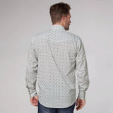 Roper Mens Amarillo Collection LS Shirt 'Grey'
