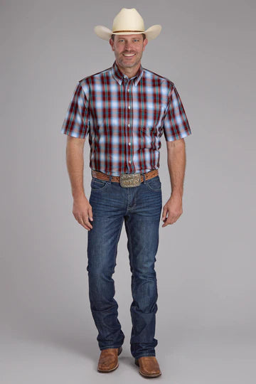 Roper Mens Amarillo Collection SS Shirt