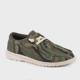 Roper Kids Hang Loose Camo Green Lace Up
