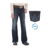 Wrangler Girls Retro Boot Cut Jeans - INDIGO