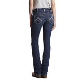 Womens REAL Mid Rise Stackable Straight Leg Stretch
